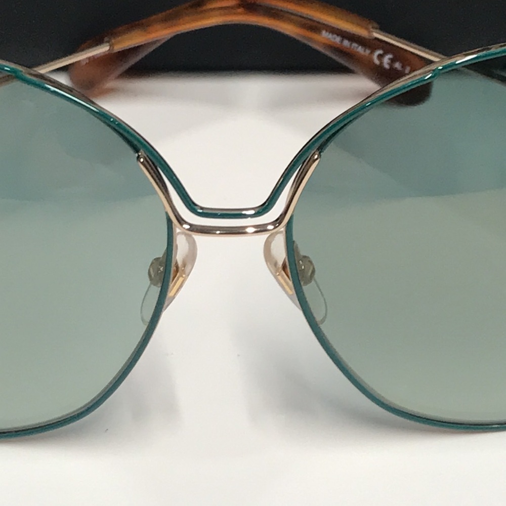 New Authentic Givenchy GV7144/S PEF/EZ Sunglasses – Green/Gold Gradient - Picture 12 of 15